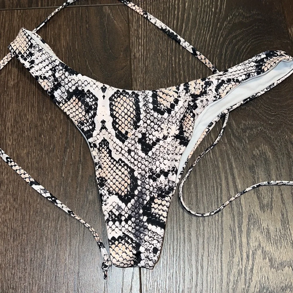 Zaful snakeskin bikini
